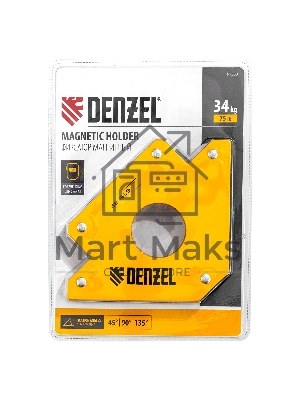 Фиксатор магнитный для сварочных работ усилие 75 LB Denzel