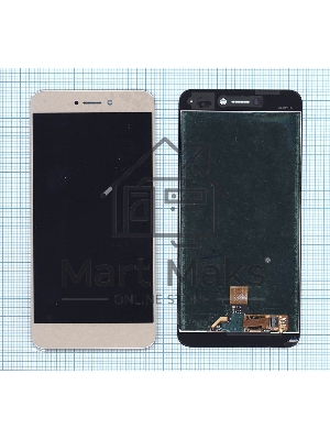 Дисплей для Huawei Honor 8 Lite золотистый