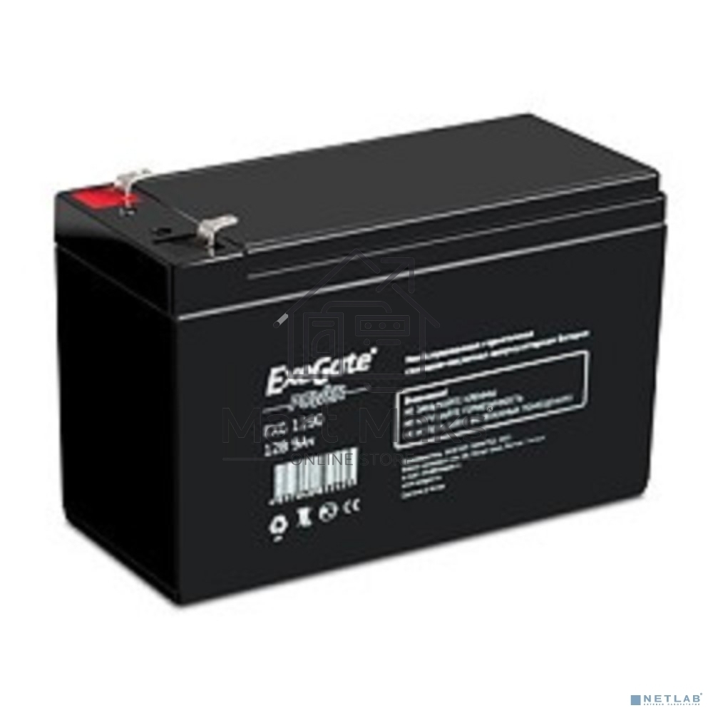 Батарея ExeGate EP129860RUS HR 12-9/EXG1290 (12V 9Ah 1234W), клеммы F2