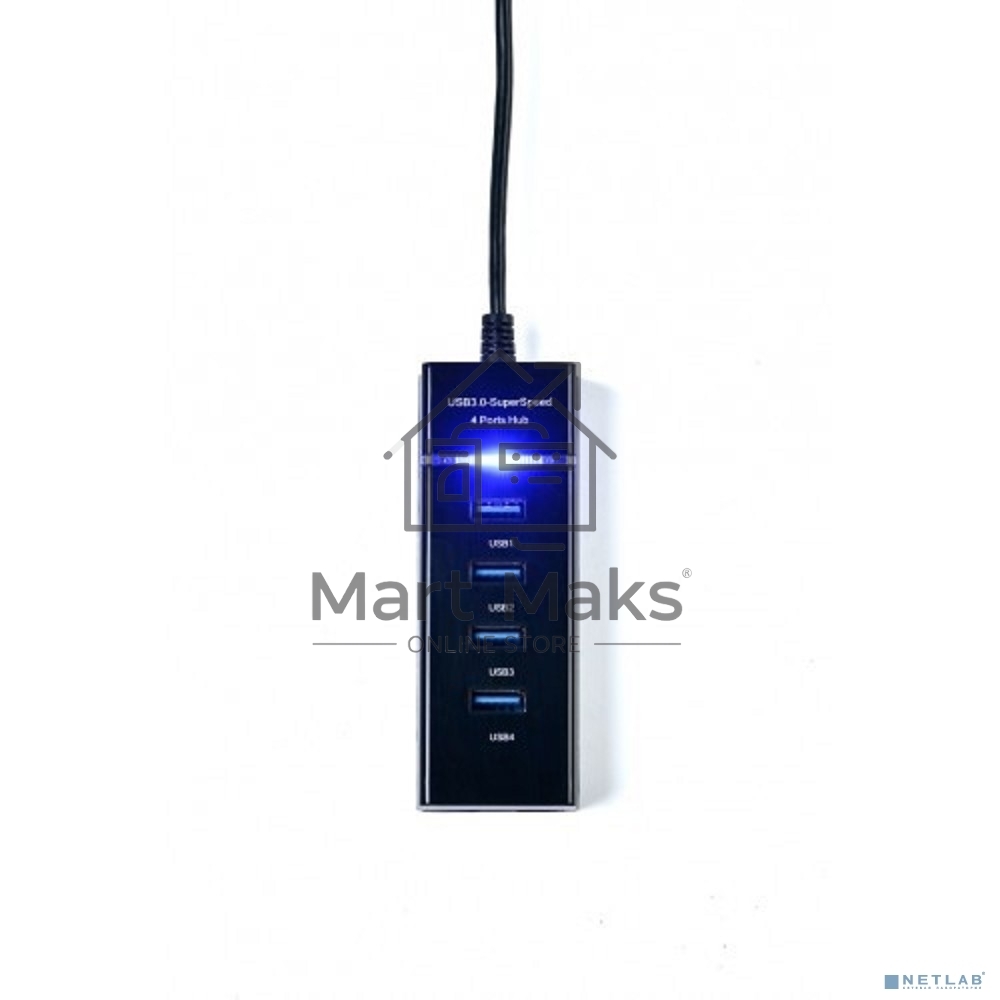 Адаптер KS-is KS-727 USB хаб 4xUSB 2.0 F в USB 2.0 Type A M 1.2м