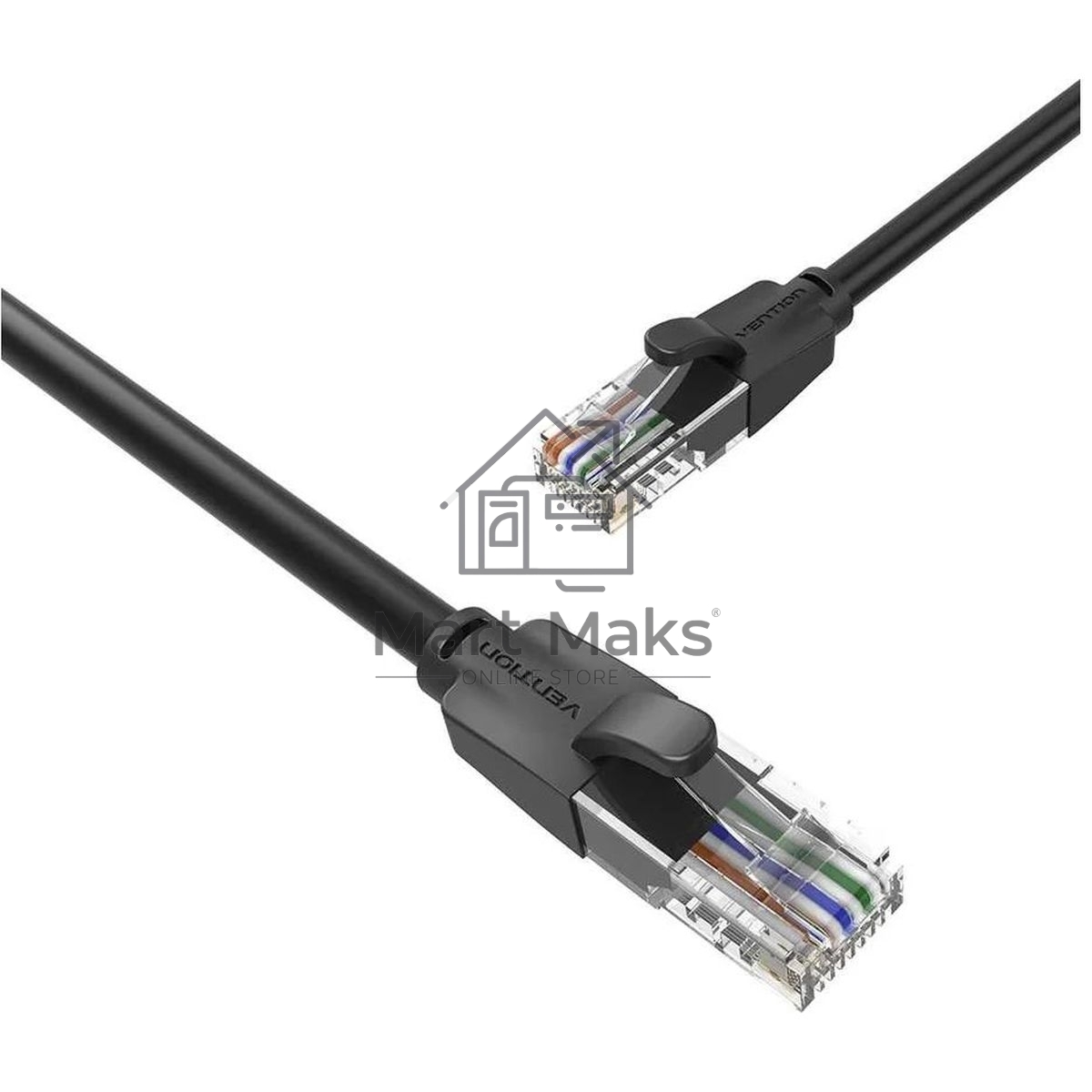 Патч-корд Vention прямой UTP cat.6, RJ45 - 15м. черный