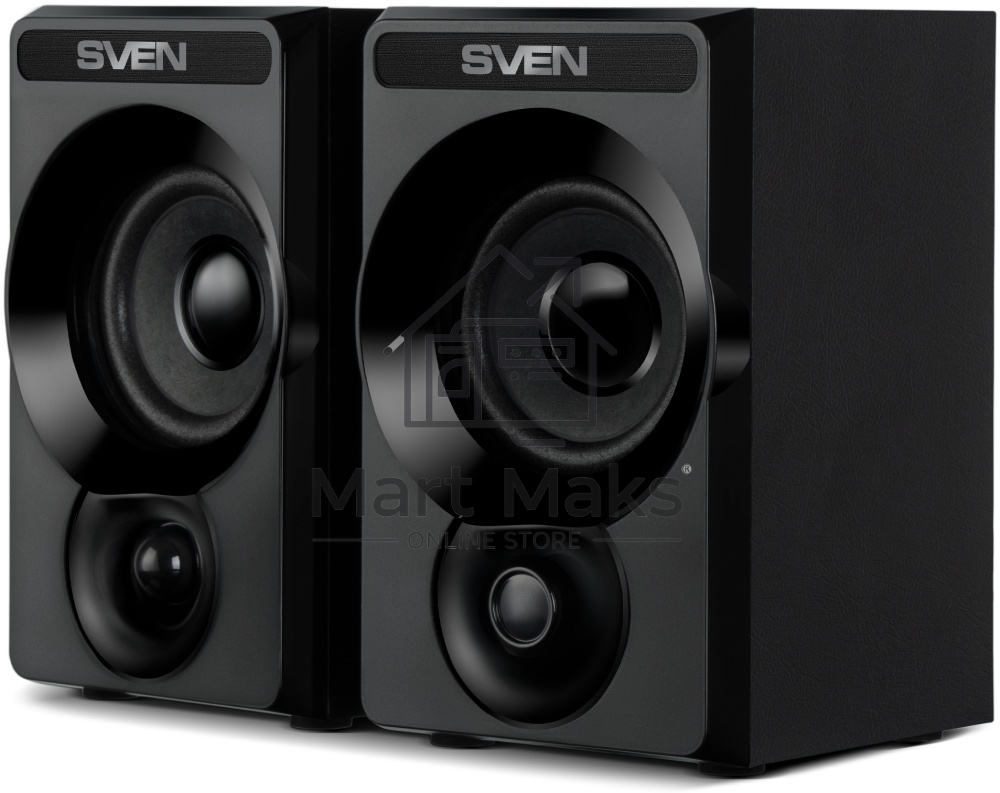 Колонки Sven SPS-535, черный, акустическая система 2.0, USB, мощность 2x3 Вт(RMS)