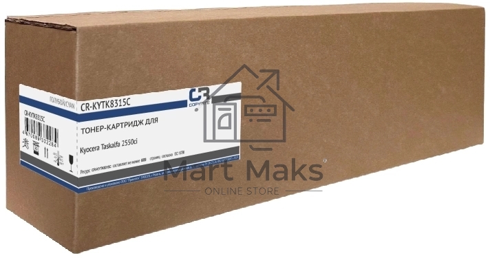 Картридж лазерный CopyRite CR-KYTK8315C TK-8315C голубой (6000стр.) для Kyocera Taskalfa 2550ci