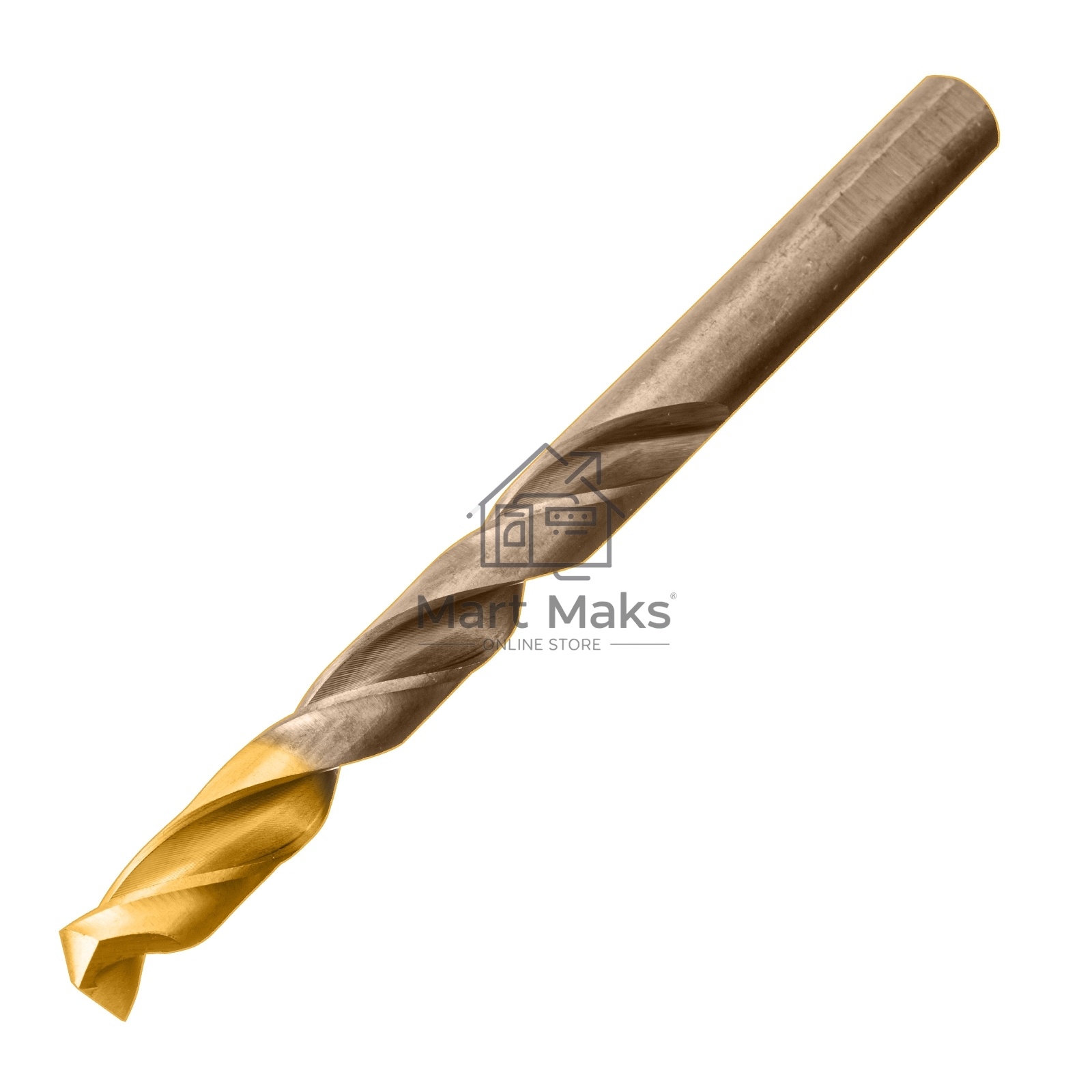 Набор сверл по металлу Denzel 1-10 мм, Р6М5К8-TiN, Golden Tip, 10 шт 723005