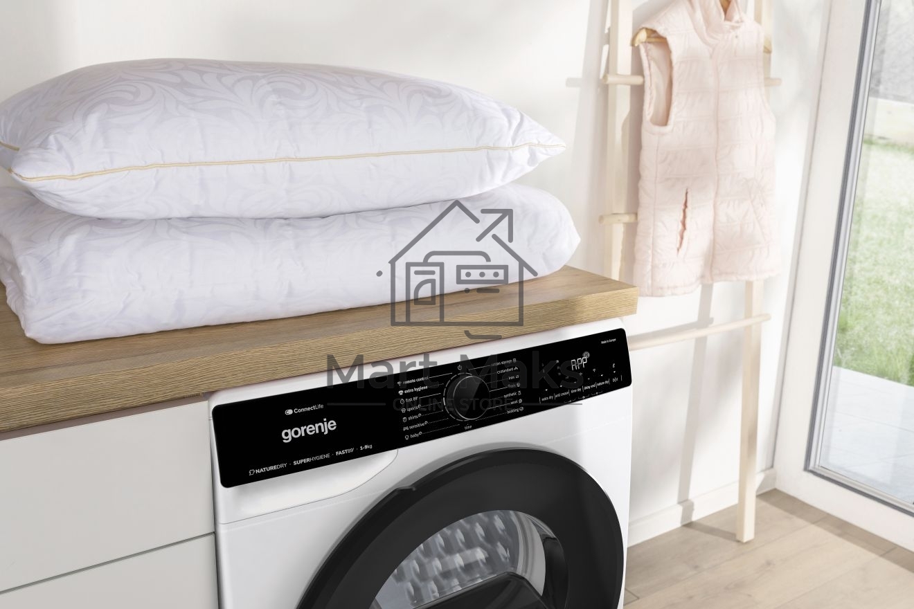 Сушильная машина Gorenje DPNA82WIFI/C белый, 8 кг, сушка - конденсационная, программ - 15, 60 x 85 x 65.3 см