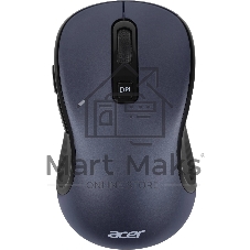 Мышь беспроводная Acer OMR306 черный/серый, 1600 dpi, радиоканал, USB, кнопки - 6
