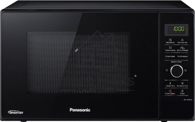 Микроволновая печь Panasonic NN-SD36HBZPE черный, 23 л, 1000 Вт, переключатели - сенсор, поворотный механизм