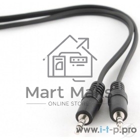 Кабель аудио Cablexpert CCA-404-2M, Jack3.5 - Jack3.5, 2м