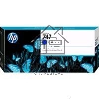 Картридж струйный HP 747 хроматический синий, для HP DesignJet Z9+ 300-ml