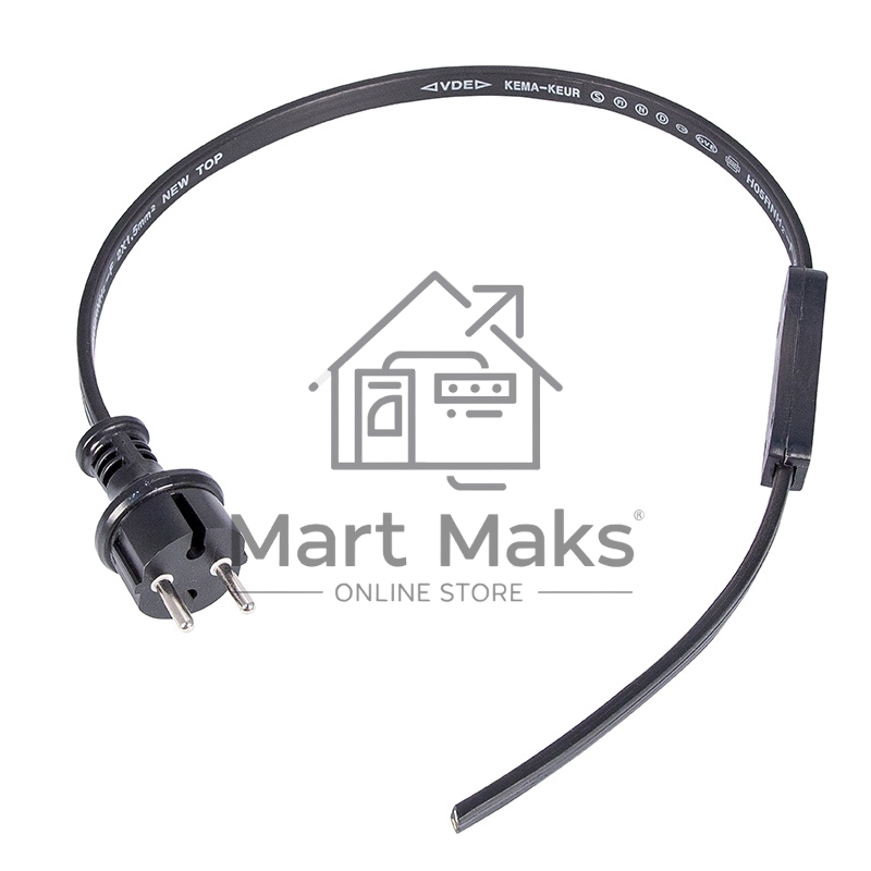 Набор для подключения двухжильного Belt-light (шнур питания 1,5м с вилкой, коннектор)