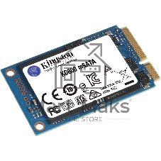 Накопитель SSD Kingston KC600, 512Gb, mSATA, R/W 550/520