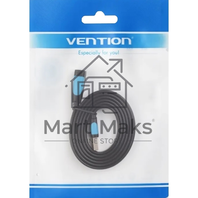 Кабель-удлинитель Vention USB 3.0 AM/AF - 3м плоский VAS-A13-B300