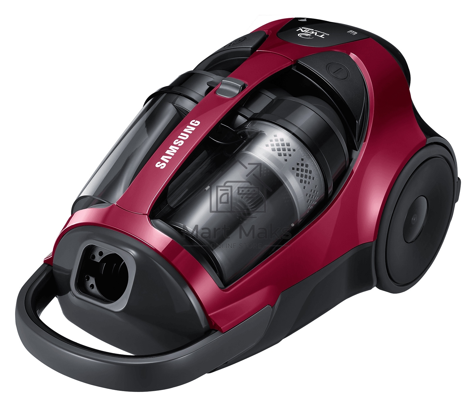 Пылесос Samsung VCC885FH3P красный, 430/2200 Вт, уборка сухая, пылесборник двойная камера 2л