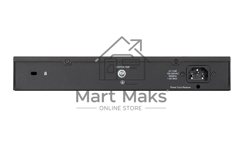 Настраиваемый L2 коммутатор D-Link DGS-1100-24PV2/A3A c 24 портами 10/100/1000Base-T (12 портов РоЕ 802.3af/at, PoE-бюджет 100 Вт)