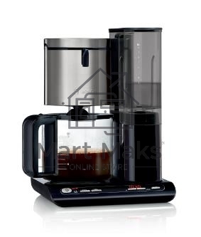 Кофеварка капельная Bosch TKA8633 черный/серебристый, исп. кофе - молотый, 1.25 л, 1160 Вт.
