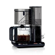 Кофеварка капельная Bosch TKA8633 черный/серебристый, исп. кофе - молотый, 1.25 л, 1160 Вт.