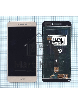 Дисплей для Huawei Honor 8 Lite золотистый