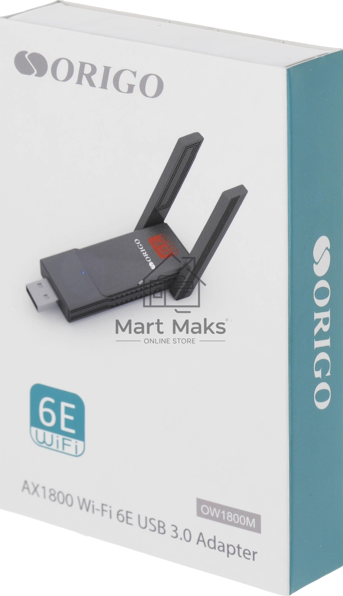 Сетевой адаптер Wi-Fi Origo OW1800M, AX1800, USB 3.0, (ант.внеш.несъем.) 2ант.