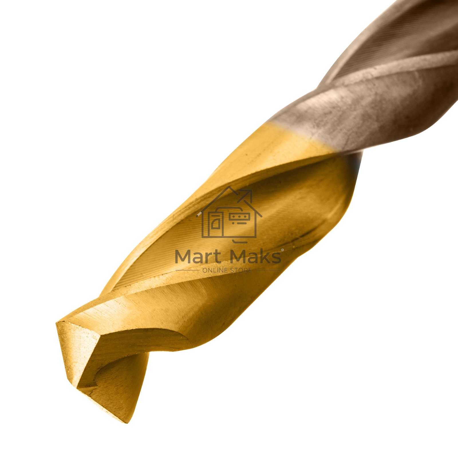 Набор сверл по металлу Denzel 1-10 мм, Р6М5К8-TiN, Golden Tip, 10 шт 723005