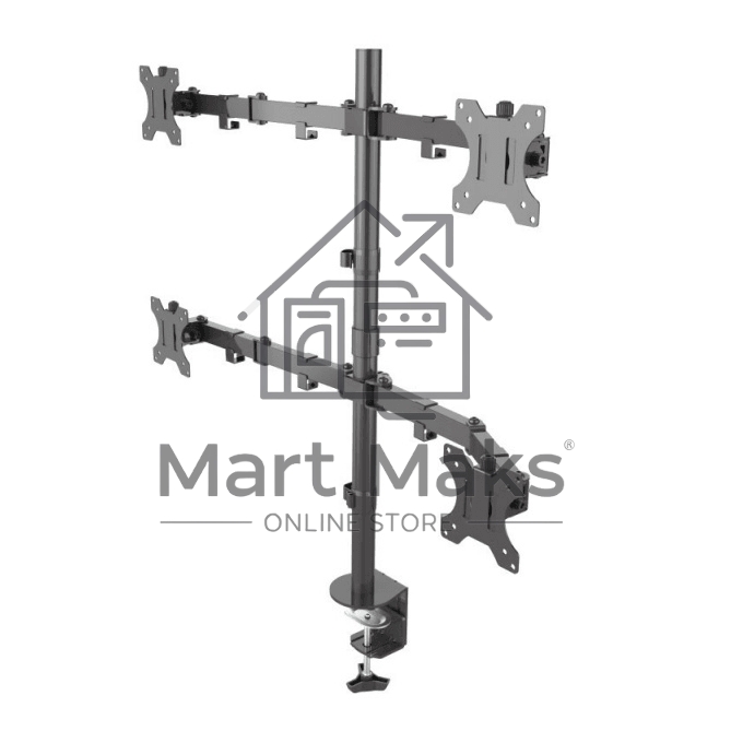 Кронштейн ONKRON D421E для четырех мониторов 13