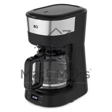 Кофеварка капельная BQ CM1000 черный-стальной, исп. кофе - молотый, 1.2 л, 900 Вт.