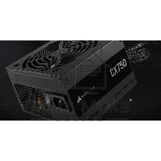 Блоки питания/ Power Supply Corsair CX750, Model RPS0146, 750W 80+ Bronze (ATX, 2.31, Non-modular, 1x24(20+4)pin, 1xCPU 8(4+4)pin, 2xPCIe*2 8(6+2)pin, 3xSATA3, 2xMOLEX4pin, Active, 120x120mm, 150x120x86mm, APFC, Power cable-EU, black)