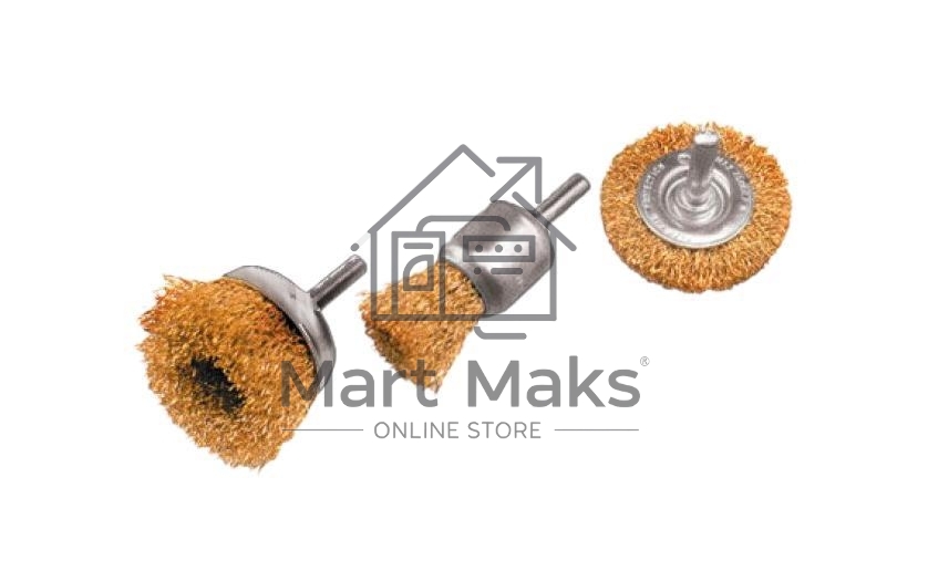 Кордщетка FIT 38563набор 3 шт (колесо 50мм чашка 50мм венчик 25мм)