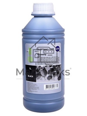 Чернила Cactus CS-EPT6641-1000 черный 1000 мл для Epson L100/L110/L120/L132/L200/L210/L222/L300/L312/L350/L355/L362/L366/L456/L550/L555/L566/L1300