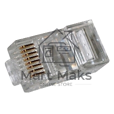 Коннектор Gembird RJ45 8P8C (100 шт. в уп) без вставки