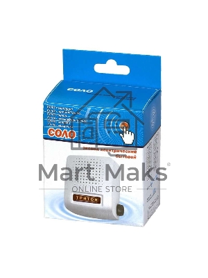 Звонок проводной Соло трель регул. громкости 220В 80-90дБА бел. Тритон СЛ-03Р