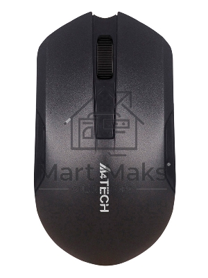 Мышь беспроводная A4Tech G3-200NS черный, 1200 dpi, радиоканал, USB, кнопки - 3