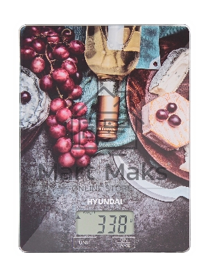 Весы кухонные Hyundai HYS-KG221 макс. вес: 5 кг, рисунок