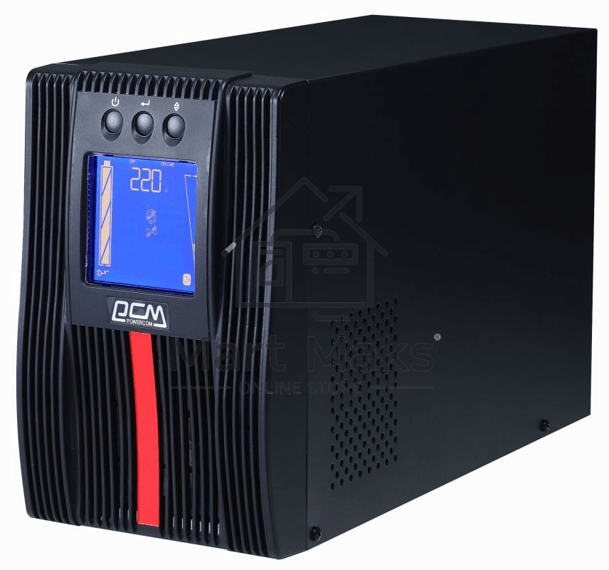 Источник бесперебойного питания, 3000 Вт/3000 ВА, напольный UPS Powercom MAC-3000, 3000 Wt/3000 VA, tower