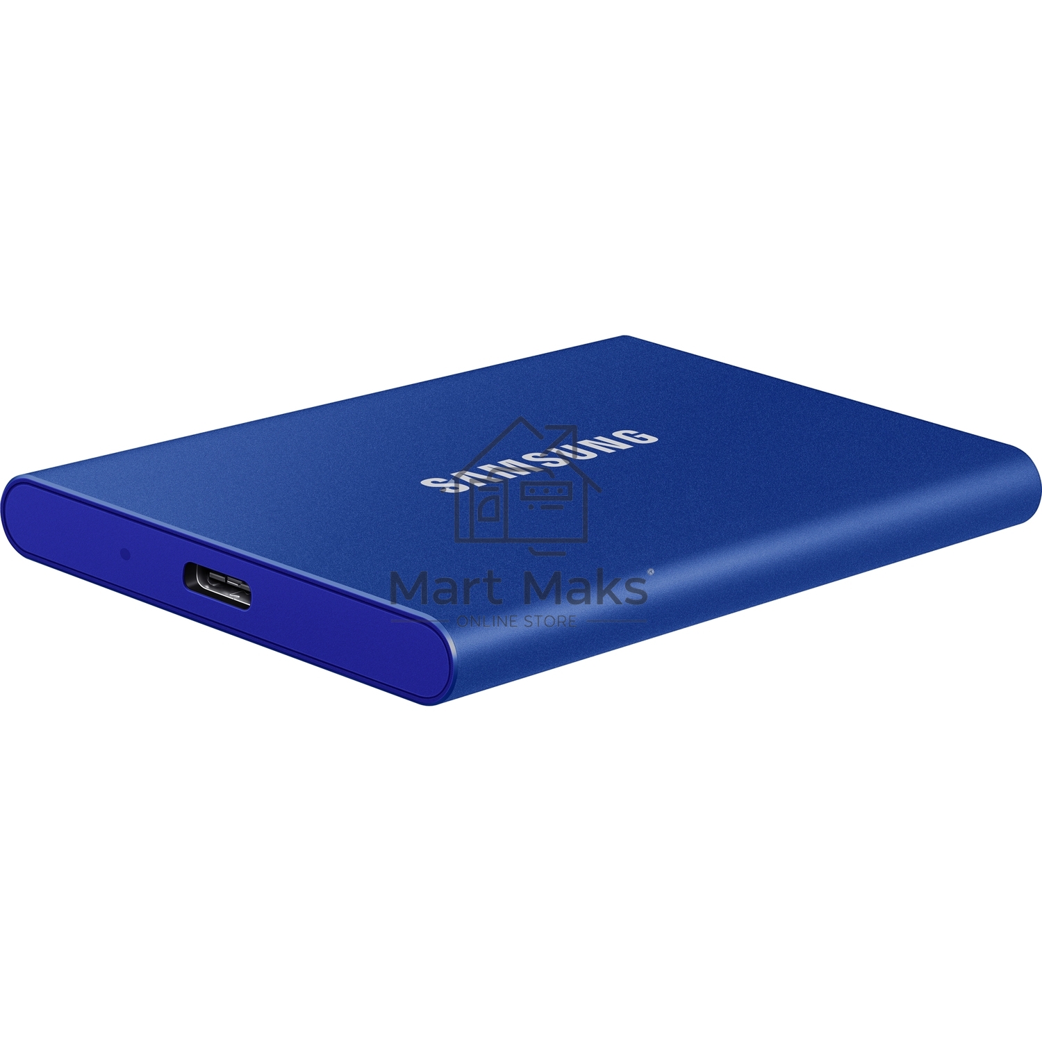 Твердотельный накопитель Samsung SSD 2TB T7, USB Type-C, R/W 1000/1050MB/s, Blue