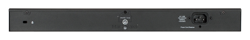 Настраиваемый L2 коммутатор D-Link DGS-1100-26MPV2/A3A с 24 портами 10/100/1000Base-T и 2 комбо-портами 1000Base-T/SFP (24 порта PoE 802.3af/at, PoE-бюджет 370 Вт)