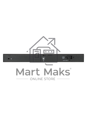 Настраиваемый L2 коммутатор D-Link DGS-1100-26MPV2/A3A с 24 портами 10/100/1000Base-T и 2 комбо-портами 1000Base-T/SFP (24 порта PoE 802.3af/at, PoE-бюджет 370 Вт)