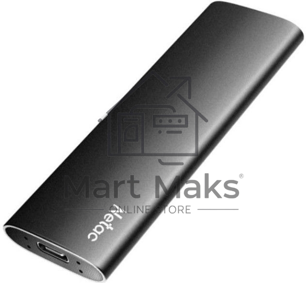 Внешний накопитель SSD Netac 128Gb Z SLIM <NT01ZSLIM-128G-32BK> (USB3.2, up to 520/480MBs, 100х29.5х9mm, Black)