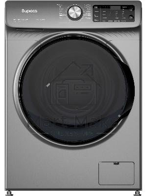 Стиральная машина Бирюса WM-SBM1014/15 M Металлик, загрузка фронтальная 10 кг, 1400 об/мин, класс А+++