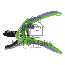 Секатор с наковальней Palisad 215 мм, регулировка захвата, двухкомпонентные рукоятки