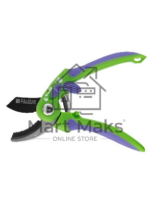 Секатор с наковальней, 215 мм, регулировка захвата, двухкомпонентные рукоятки Palisad