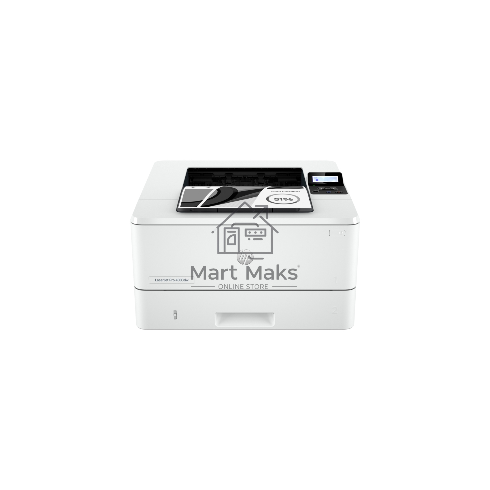Принтер лазерный HP LaserJet Pro M4003dw (2Z610A), A4, ч/б, до 40 стр/мин., 1200 x 1200 dpi, USB, RJ-45, Wi-Fi, Air Print, Mopria