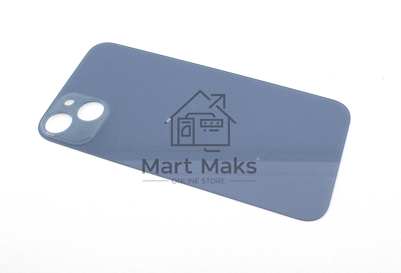 Задняя крышка (стекло) для Apple iPhone 14 Plus синяя