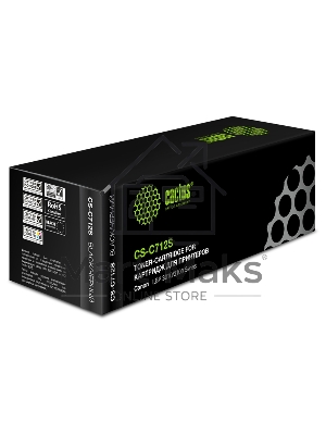 Картридж лазерный Cactus CS-C712S черный (1500 стр.) для Canon LBP-3010/LBP-3100