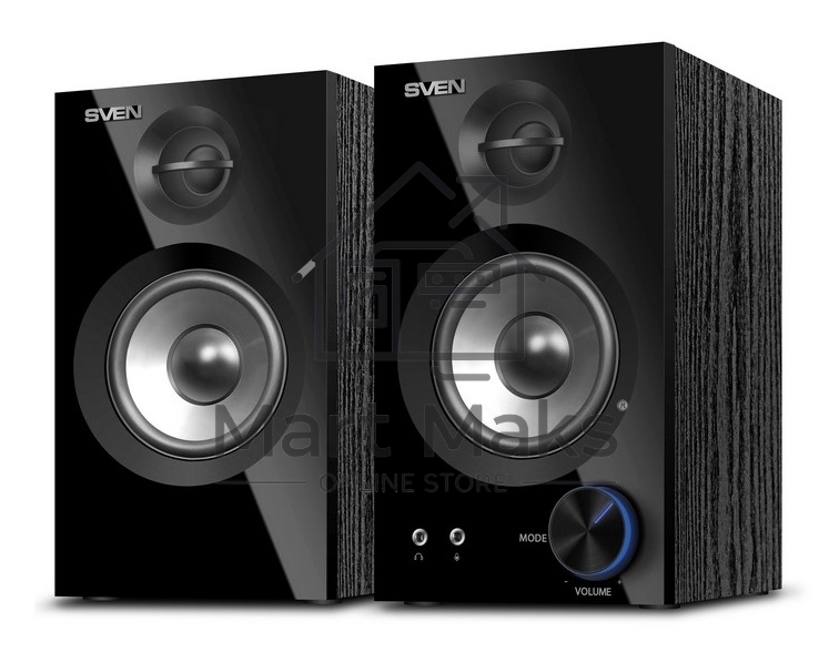 Колонки SVEN АС SPS-621, черный (28 Вт, Bluetooth)