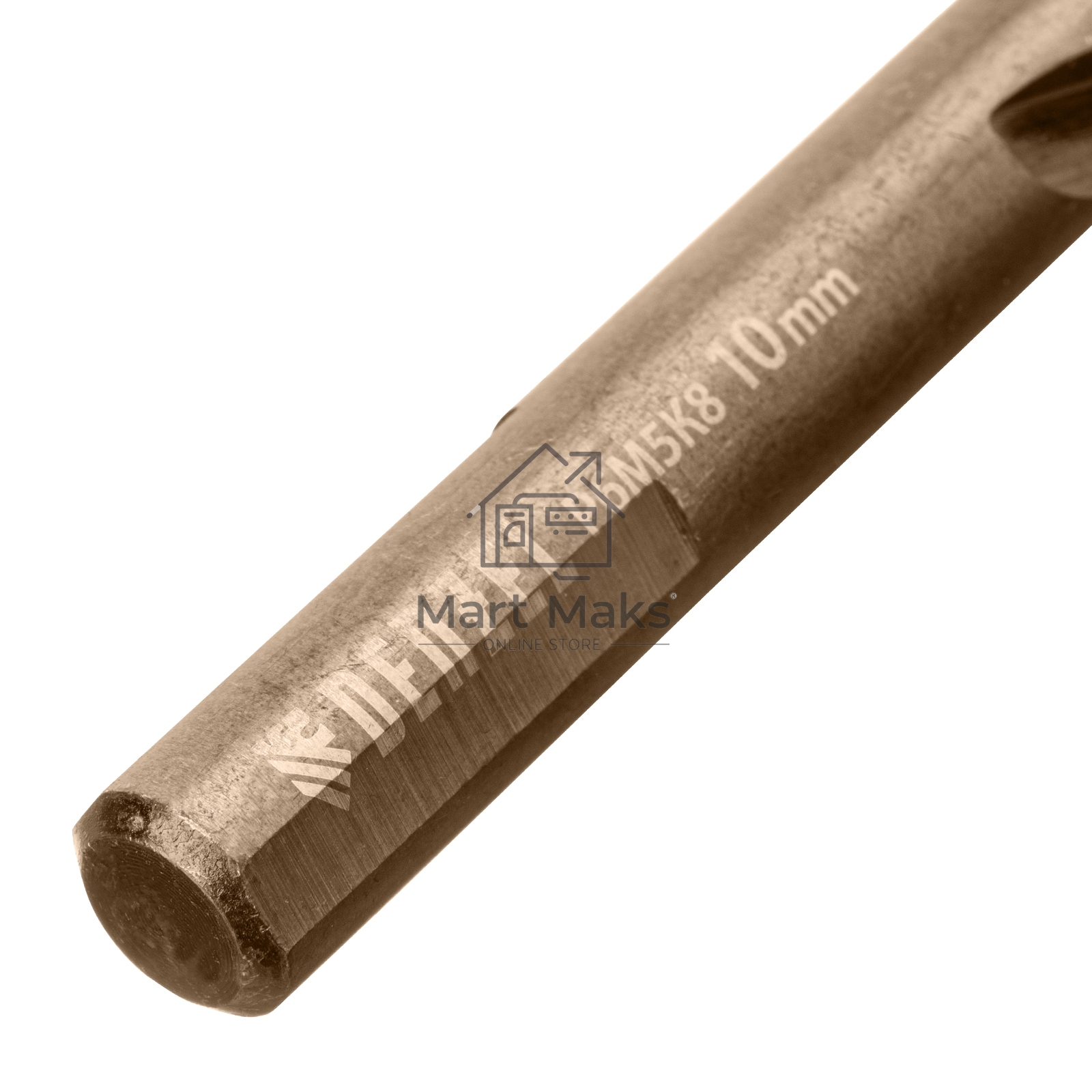 Набор сверл по металлу Denzel 1-10 мм, Р6М5К8-TiN, Golden Tip, 10 шт 723005
