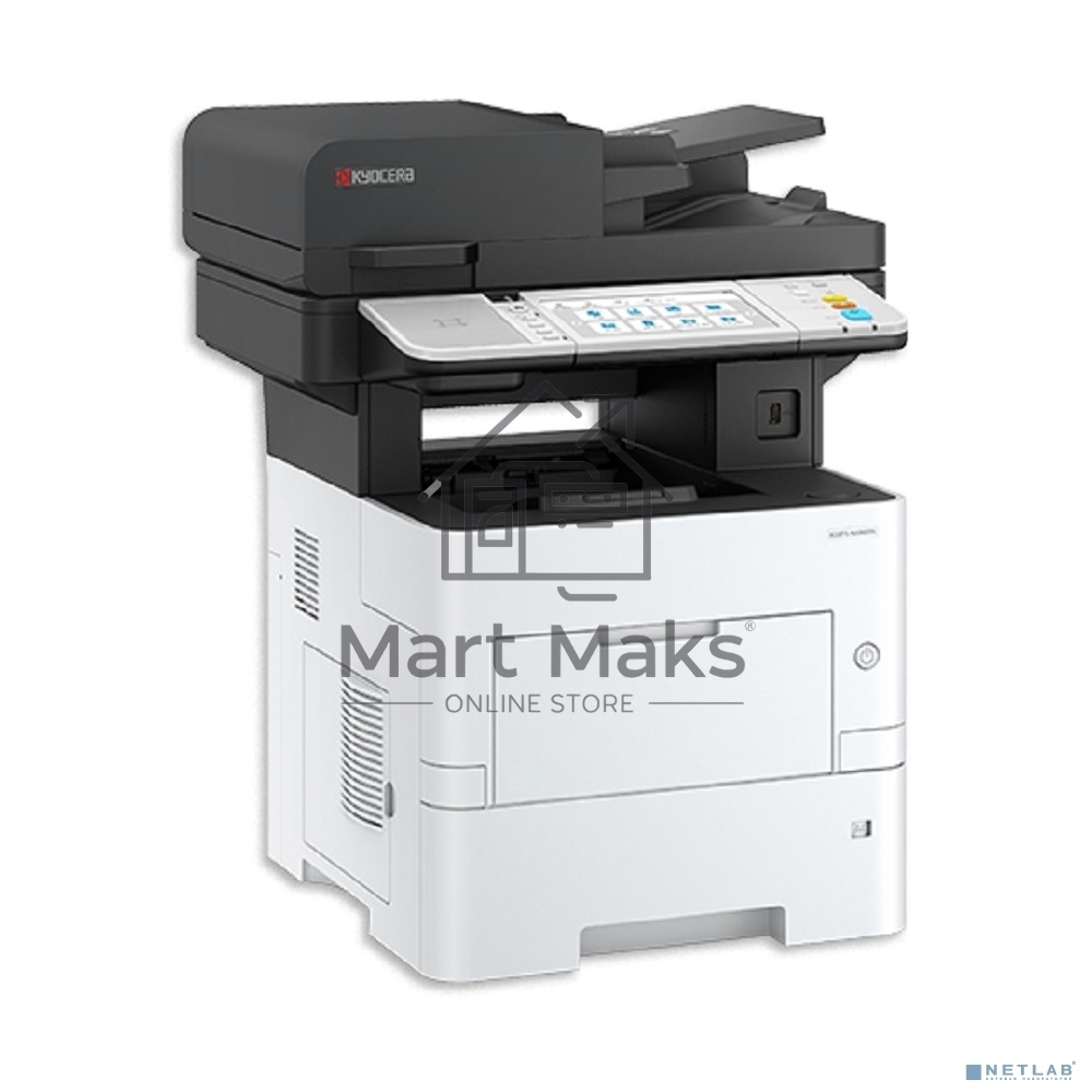 МФУ лазерный KyoceraECOSYS MA4500ifx (110C103NL0), A4, ч/б, печ. до 45 стр/мин., скан. до 60 стр/мин. (ч/б) 40 стр/мин. (цвет), 1200 x 1200 dpi (печать) 600x600dpi (скан.), USB, RJ-45, Air Print, Mopria