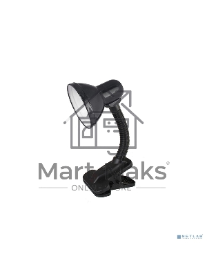 Светильник Ultraflash UF-320 C02 (12362) настольный на прищепке E27 черный 60Вт
