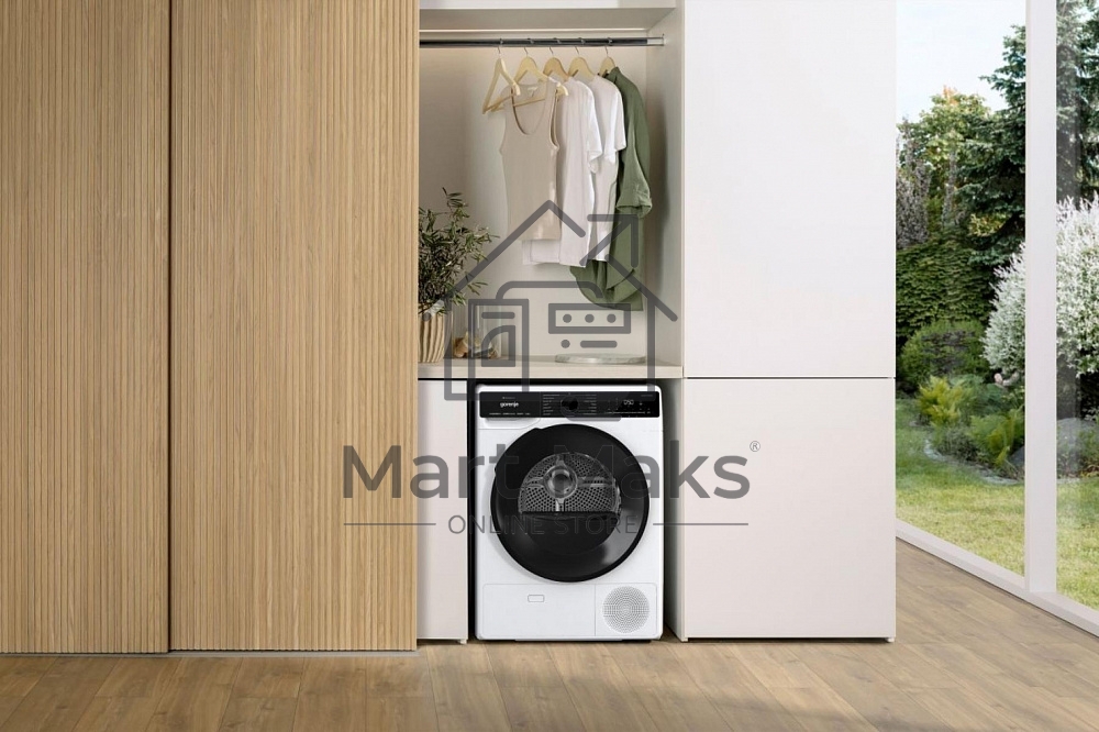 Сушильная машина Gorenje DPNA82WIFI/C белый, 8 кг, сушка - конденсационная, программ - 15, 60 x 85 x 65.3 см