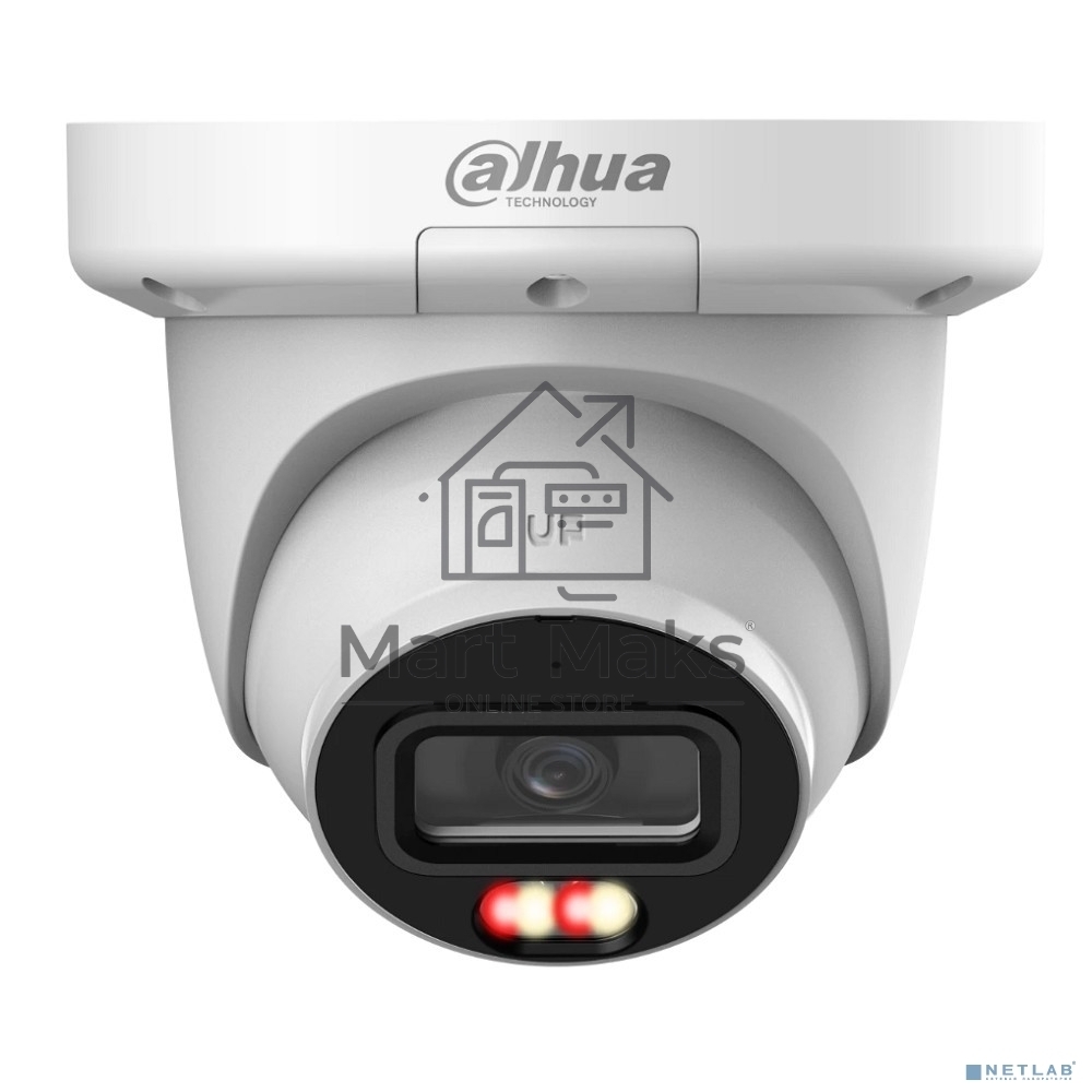 Камера видеонаблюдения IP Dahua DH-IPC-HDW3449QMP-S-IL-0360B 3.6-3.6мм цв.