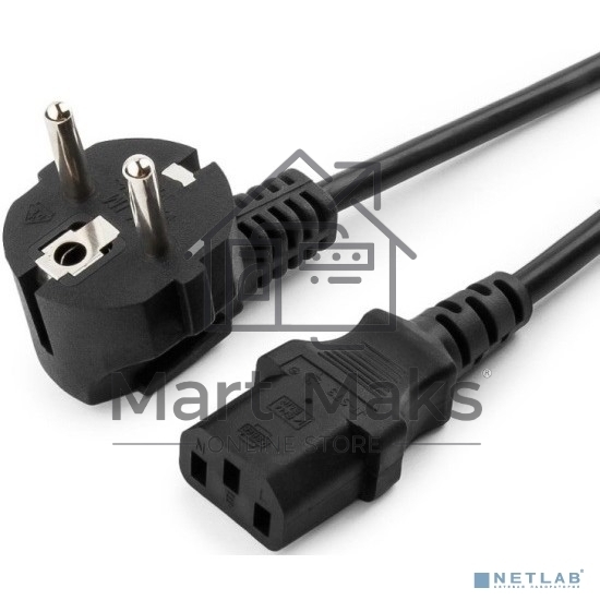 Кабель питания CEE Filum 7/7- С13, 3х1.0мм, 220В, 10A, чёрный, 10м [FL-PC10-EU-C13-10M] (873346)